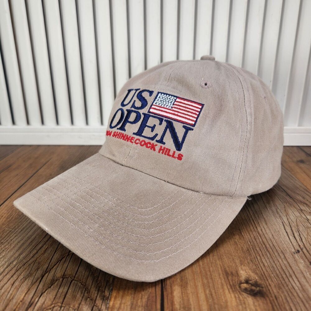 VTG US Open 2004 Shinnecock Hills Hat Cap Strap Back USGA Golf Dad Embroidered
